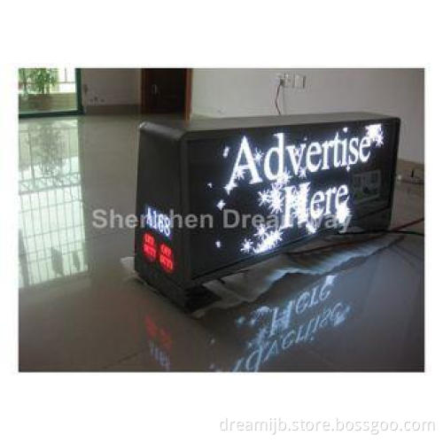 12288 dots P 5 Taxi Roof LED Display 3G 4G WIFI GPS USB Con